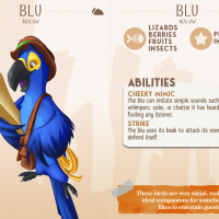 Blu charactercard castnplay