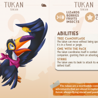 Tukan charactercard castnplay